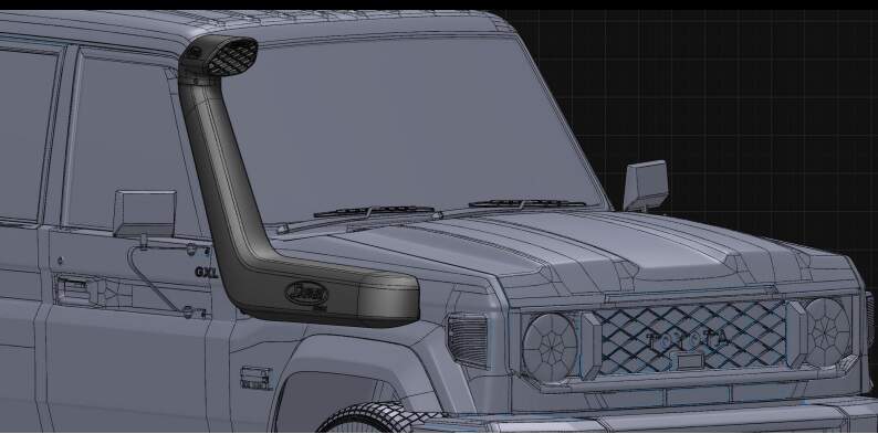 SAFARI SNORKEL ARMAX Toyota LandCruiser 70 Series MY24 Facelift